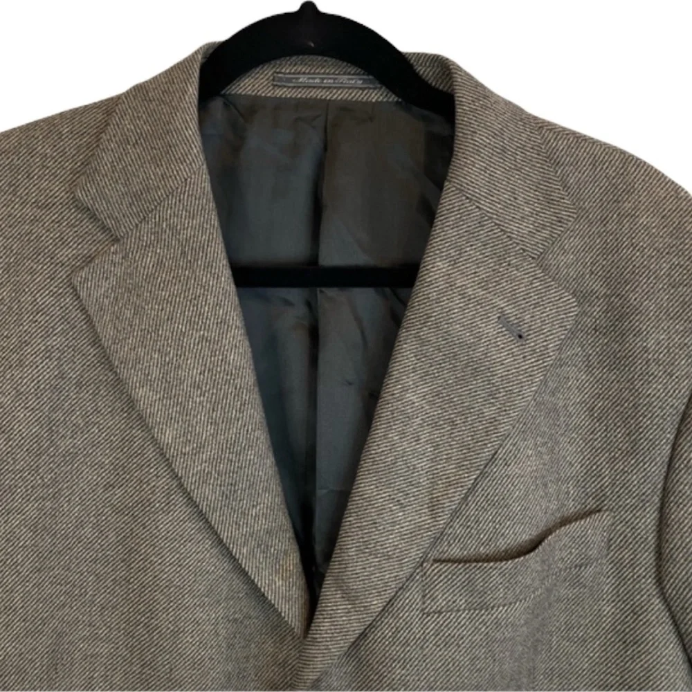 Ermenegildo Zegna Wool Cashmere Blazer Coat 42R